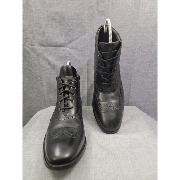 Cole Haan Men\'s Williams Wingtip Chukka Black Leather Ankle Boot 12M C20285 main image 13